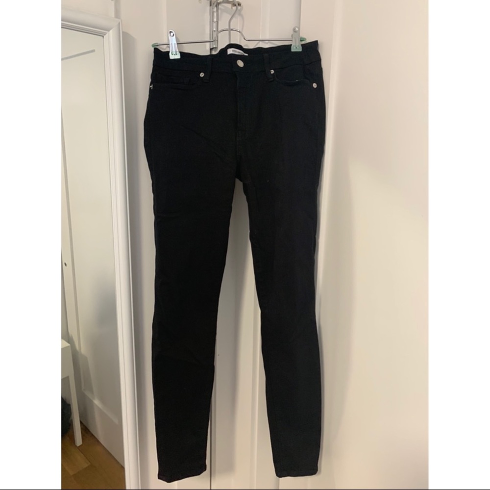 GOOD AMERICAN BLACK JEANS GOOD LEGS